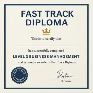 Fast Track Diploma Certificate