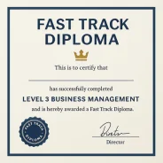 Fast Track Diploma Certificate